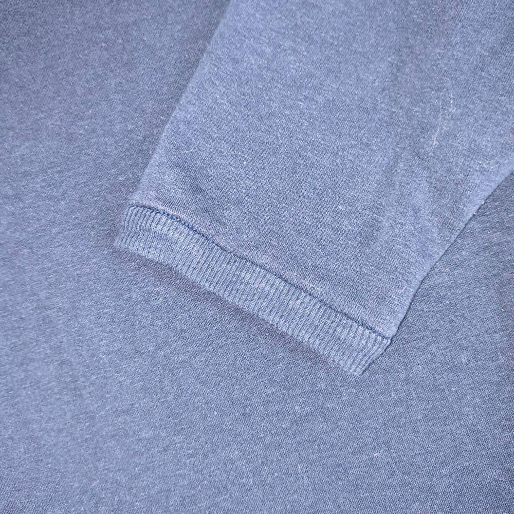 Eileen‎ Fisher Navy Long Sleeve Tee Womens XXS Organic Cotton Minimalist Top - Picture 3 of 8